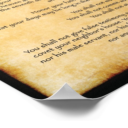 十戒 ポスター (角)