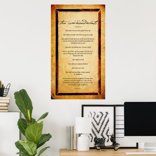 十戒 ポスター (ホームオフィス)