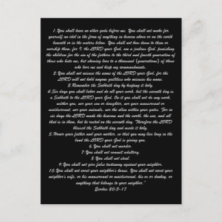 十戒 ポストカード