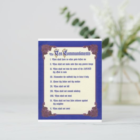 十戒 ポストカード (スタンド正面)