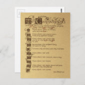 十戒 ポストカード (正面/裏面)