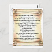 十戒 ポストカード (正面/裏面)