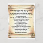 十戒 ポストカード (正面)