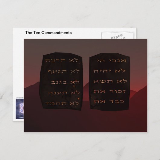 十戒 ポストカード (正面/裏面)
