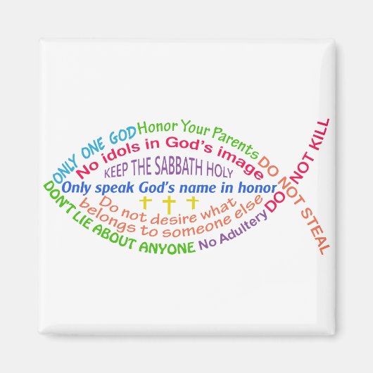 十戒 マグネット (正面)