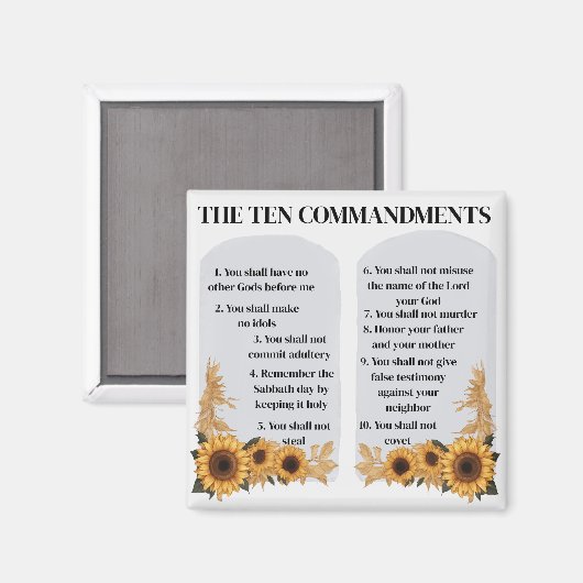 十戒 マグネット (正面/裏面)