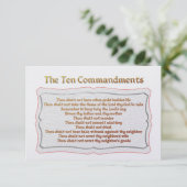 十戒 出欠カード (スタンド正面)