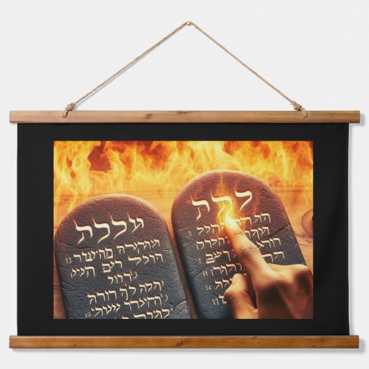 十戒 吊り下げ型タペストリー (正面)