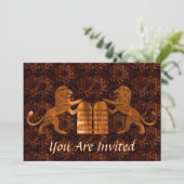 十戒・獅子バー/バルミツワー 招待状 (スタンド正面)