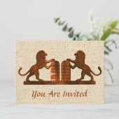 十戒・獅子バー/バルミツワー 招待状 (スタンド正面)