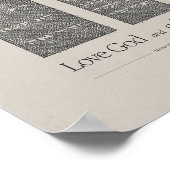 十戒 – 神と愛を愛する ポスター (角)