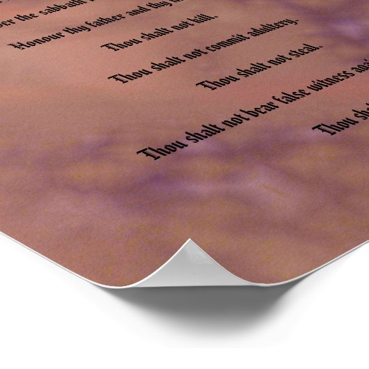 十戒 – 赤まだら ポスター (角)