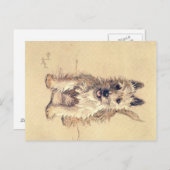 十数犬かそこらのセシル・アルダンのはがき ポストカード (正面/裏面)