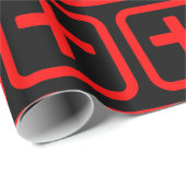 十日本の十 【Ju】漢字 ラッピングペーパー (ロールコーナー)