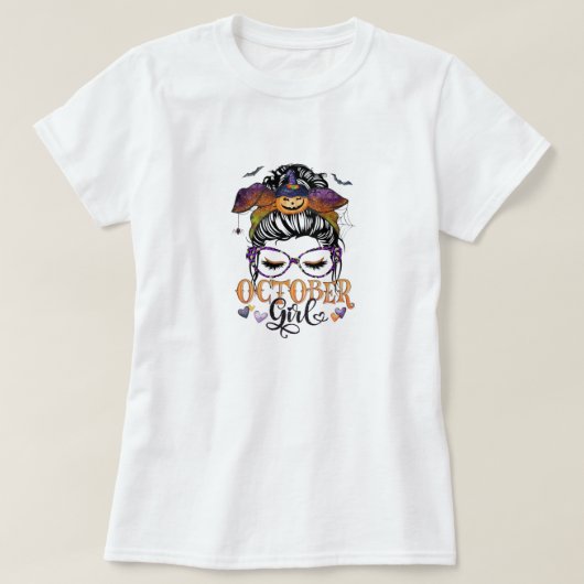 十月娘 Tシャツ (デザイン正面)