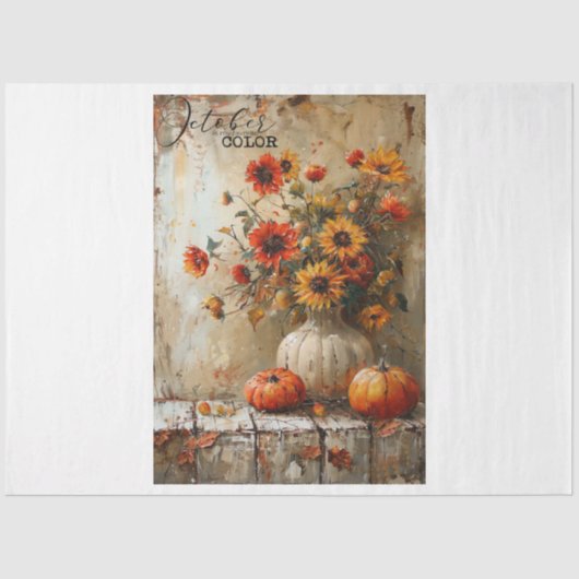 十月 薄葉紙 (正面)