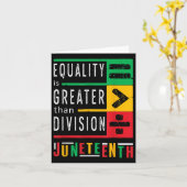 十次の平等は素晴らし分裂法より高い カード (黄色い花)