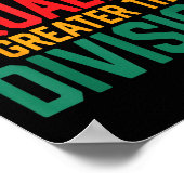 十次の平等は素晴らし分裂法より高い ポスター (角)