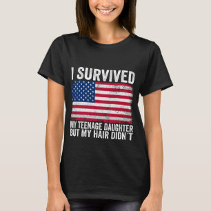 十生き延び代の娘の父の日おもしろい Tシャツ
