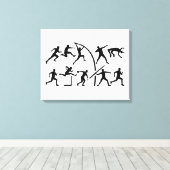 十種競技 キャンバスプリント (インサイチュ (ウッドフロア))