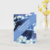 十結婚八周年 カード (黄色い花)