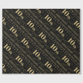 十結婚周年 ラッピングペーパー (フラット)