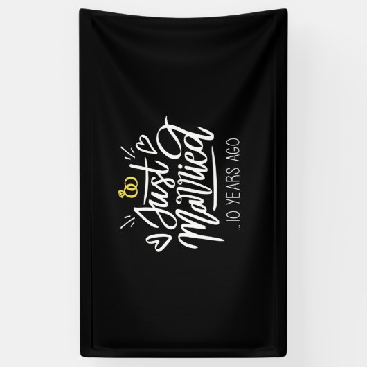 十結婚周年 横断幕 (縦)