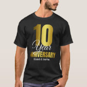 十結婚周年 Tシャツ (正面)