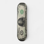 千のドル札のお金の通貨のスケートボード スケートボード (正面)