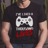 千の人生を生きてきたゲーマー トライブレンドTシャツ