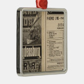 千の島への柵のルート メタルオーナメント (右)