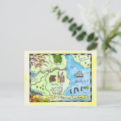 千の虹の郵便はがきの土地 ポストカード (スタンド正面)