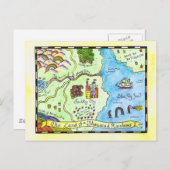 千の虹の郵便はがきの土地 ポストカード (正面/裏面)