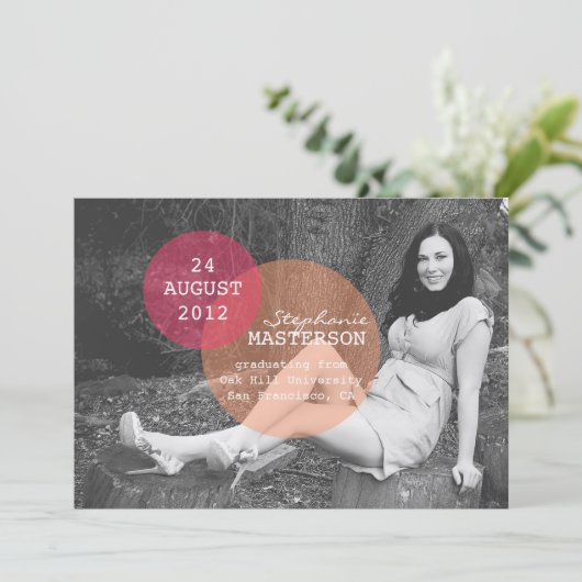 千の言葉 卒業発表 招待状 (スタンド正面)