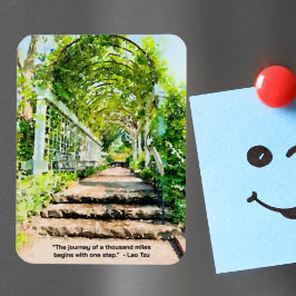 千マイルの旅は一歩から始まる マグネット