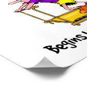 千マイルの旅 – エクササイズ動機 ポスター (角)