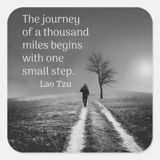 千マイルの旅 スクエアシール (正面)