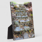 千マイルの旅 フォトプラーク (側面)