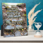 千マイルの旅 フォトプラーク (側面)