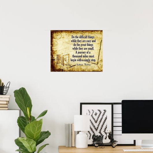 千マイルの旅 ポスター (ホームオフィス)