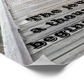 千マイルの旅… ポスター (角)