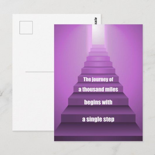 千マイルの旅 ポストカード (正面/裏面)