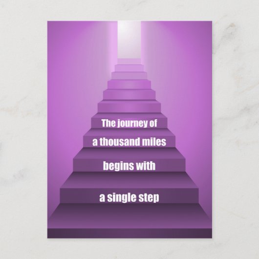 千マイルの旅 ポストカード (正面)