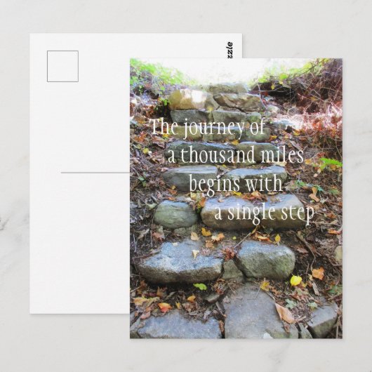 千マイルの旅 ポストカード (正面/裏面)