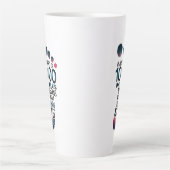 千マイルへの一歩 カフェラテマグ (正面)