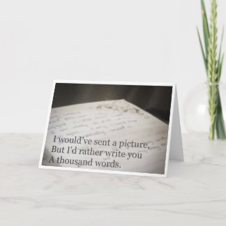 千ワードカード カード