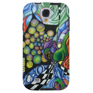 "千ワード"のSamsungの銀河系S4のVibeの場合 Galaxy S4 ケース