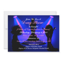 千人の花型女性歌手のカスタムの招待状の夜