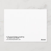 千人姉妹の笑い葉書 ポストカード (裏面)