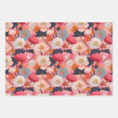 千代上友禅和紙スタイル柄 ラッピングペーパーシート (正面3)